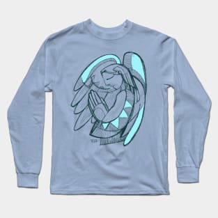 Guardian angel illustration Long Sleeve T-Shirt